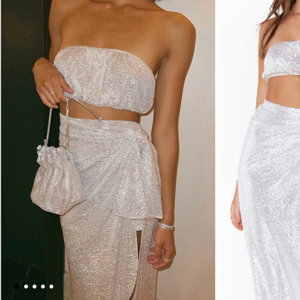 Show Me Your MuMu Micro Tube Top and Wrap Me Up Skirt
